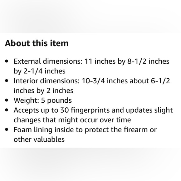GUNVAULT MICROVAULT BIOMETRIC - Picture 6 of 7